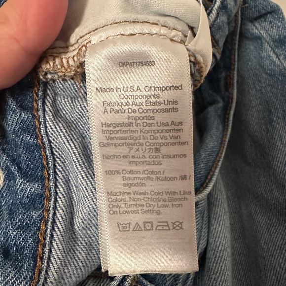 Madewell The Slouchy Boy Jean in 100% Cotton | Size 25 - Picture 8 of 11